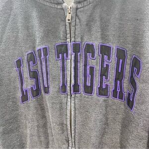 LSU Tigers Colosseum Zip Hoodie‎ Sweatshirt Mens XL Collegiate 2916